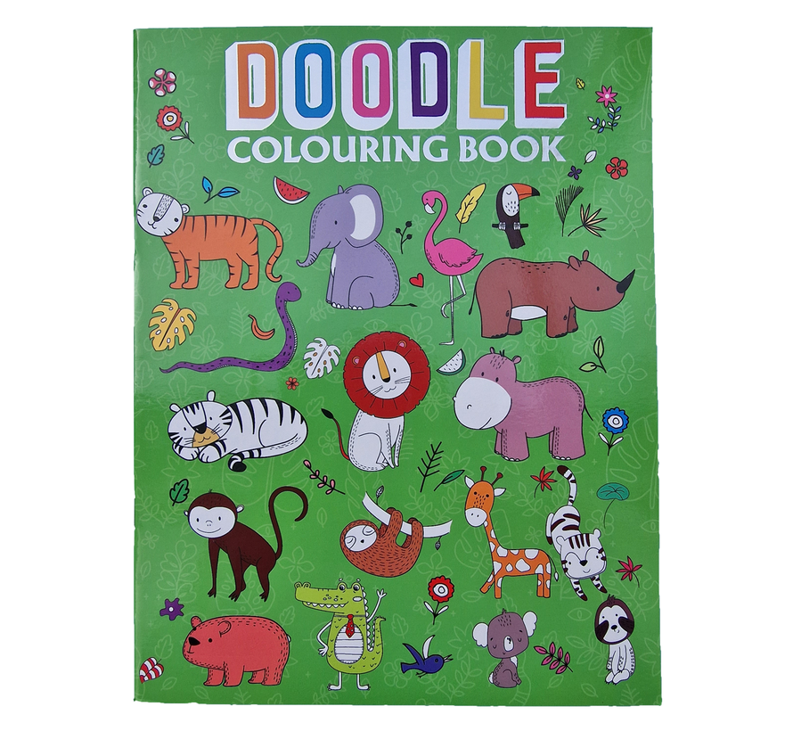 Kleurboek Doodle - Groen