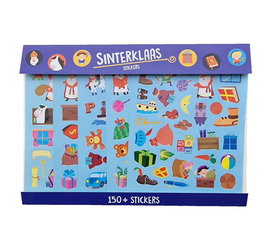 Sinterklaas Stickers  +/- 150 stuks