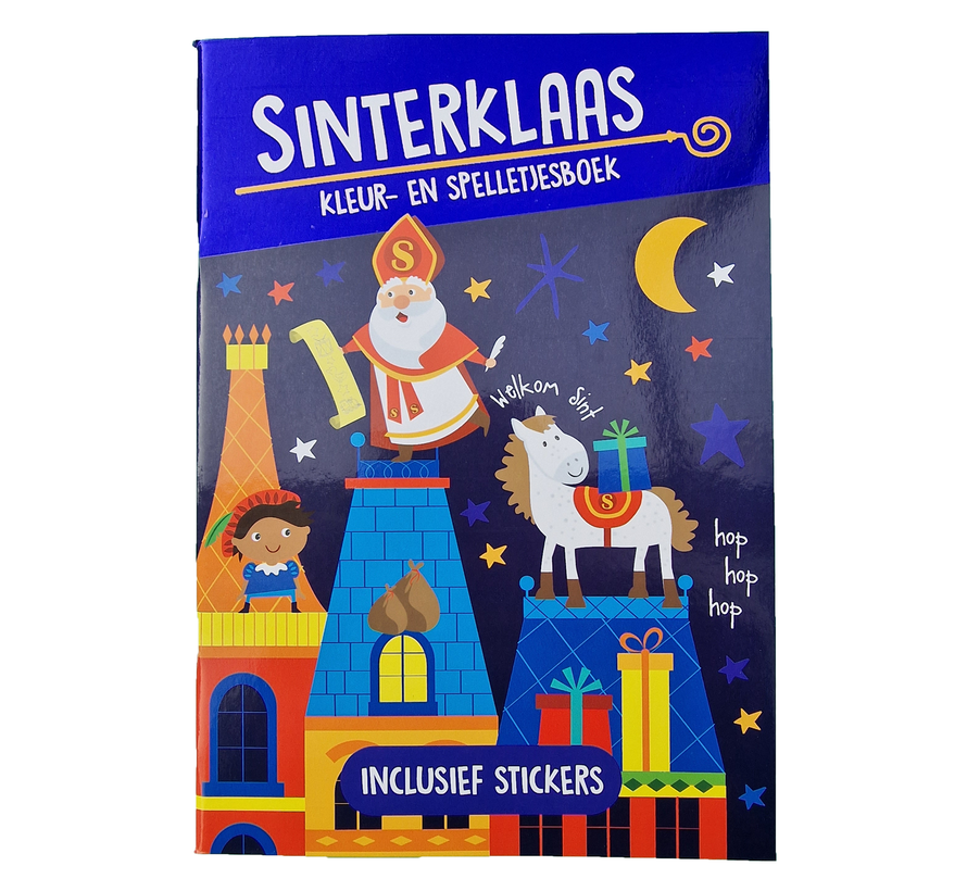 Kleur- en Spelletjesboek Sinterklaas