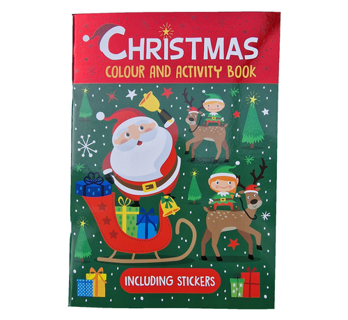 Wins-Holland B.V. Kleur- en Spelletjesboek Kerst