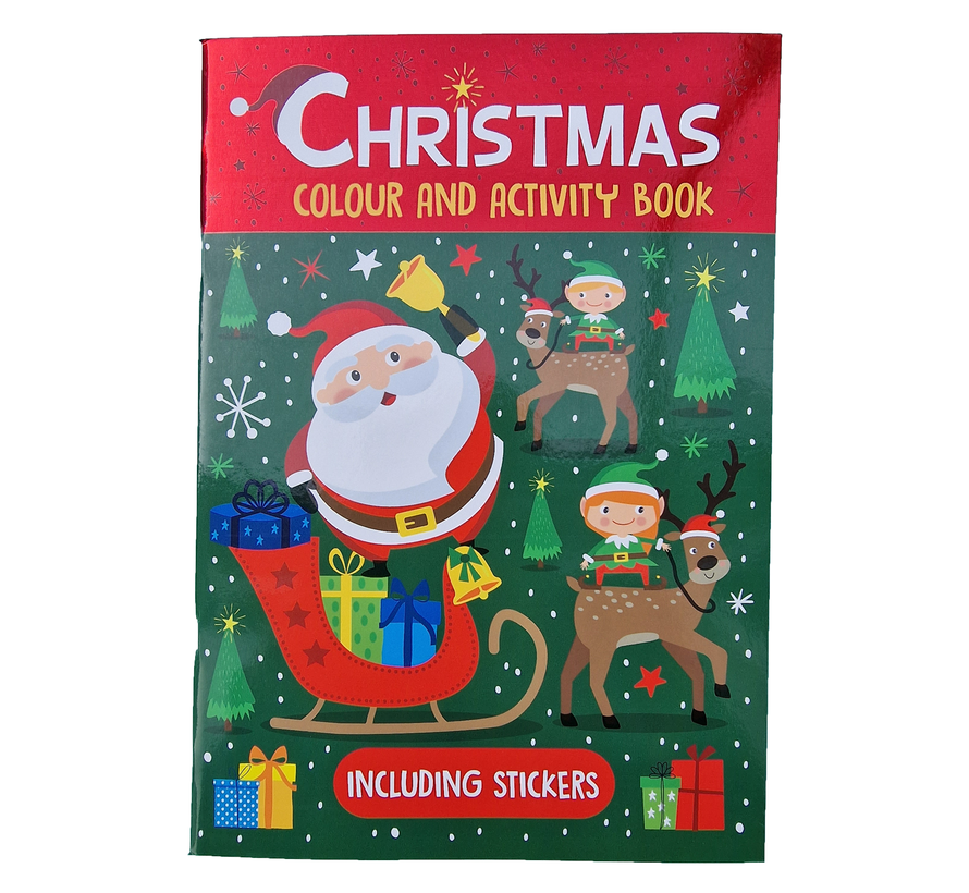 Kleur- en Spelletjesboek Kerst