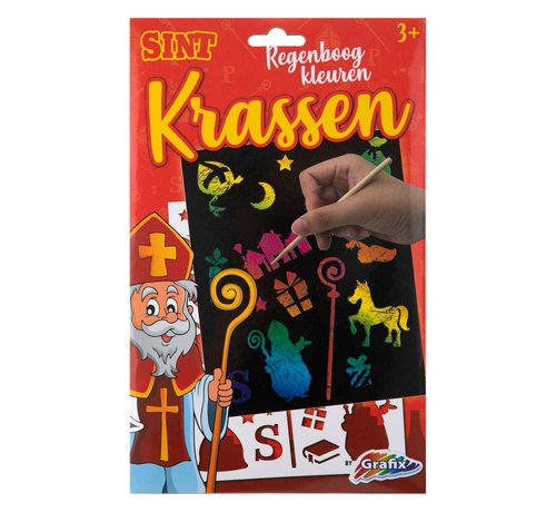 Grafix Sinterklaas Krassen Regenboog Kleuren