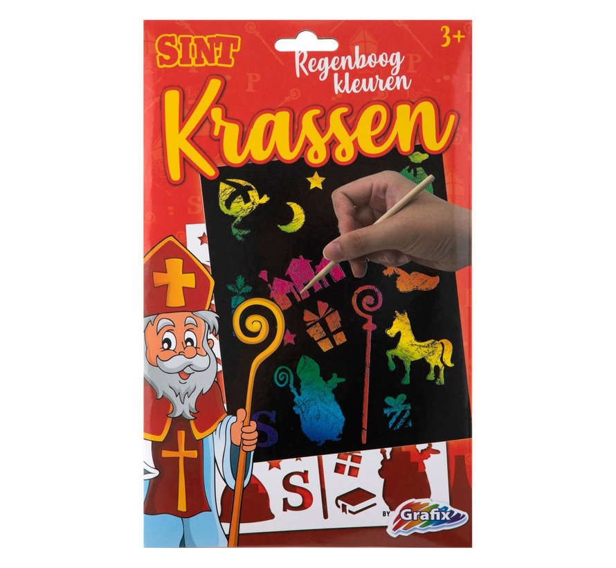 Sinterklaas Krassen Regenboog Kleuren