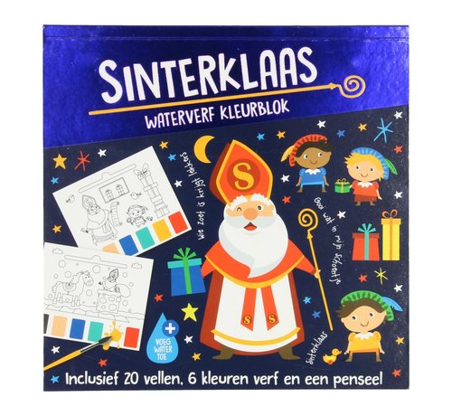 Wins-Holland B.V. Waterverf Kleurblok Sinterklaas