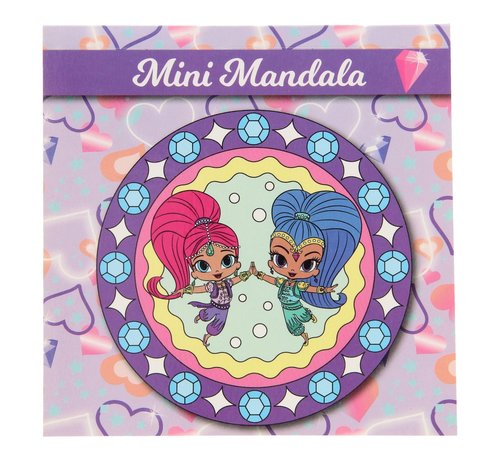 Wins-Holland B.V. Shimmer & Shine Mini Mandala Kleurboek "Paars"