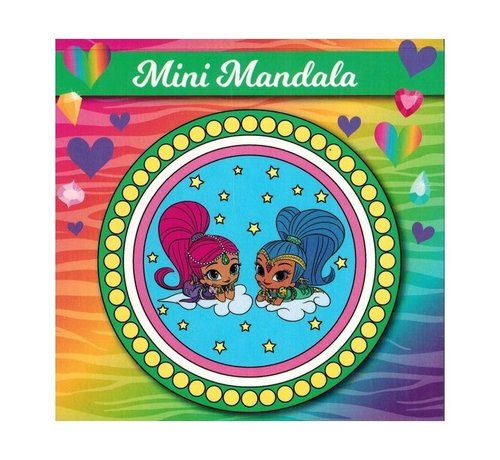 Wins-Holland B.V. Shimmer & Shine Mini Mandala Kleurboek "Multi"