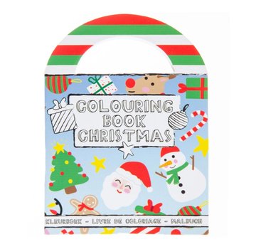 LG Imports Uitdeelcadeautje Kleurboekje met Stickers Kerst 13 x 9,5 cm