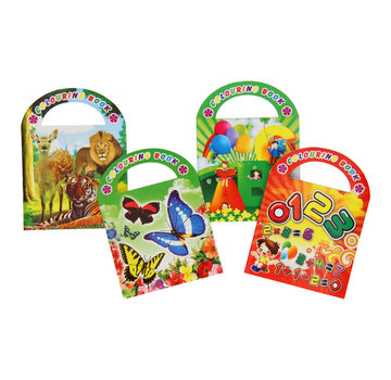 LG Imports Uitdeelcadeautje Kleurboekje met Stickers 13 x 9,5 cm 8 stuks