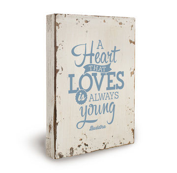 Miko Houten tekstbord "A Heart"