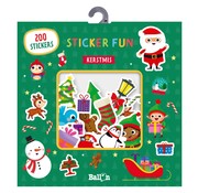 Ballon Stickerfun Kerstmis met 200 Stickers