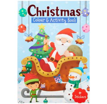 Wins-Holland B.V. Kerst kleur- en activiteitenboek + stickers