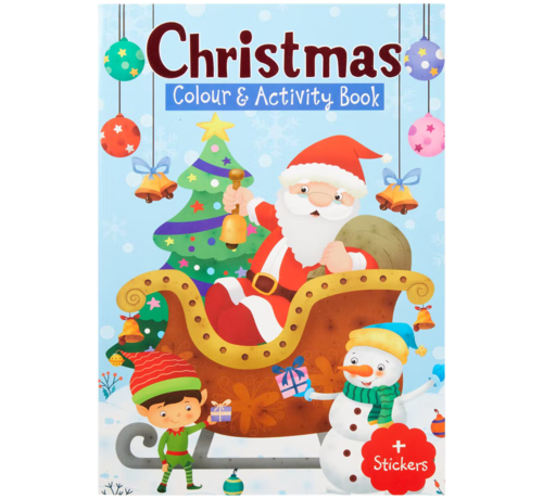 Wins-Holland B.V. Kerst kleur- en activiteitenboek + stickers