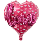 Folieballon hart "Love" 45 cm