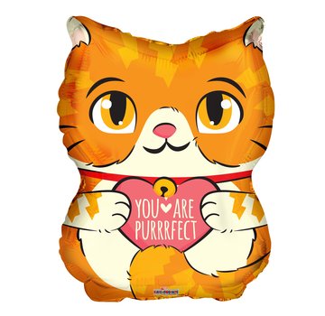 Conver USA Folieballon "Kat You Are Purrrfect" 45 cm