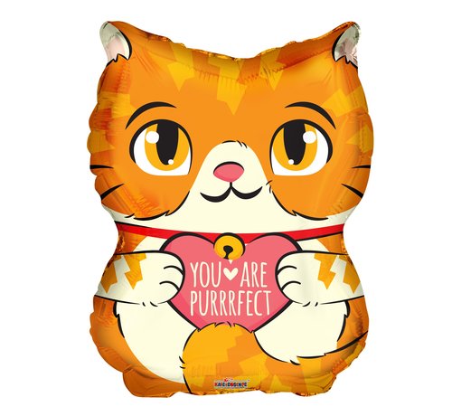 Conver USA Folieballon "Kat You Are Purrrfect" 45 cm