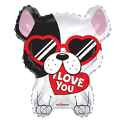 Conver USA Folieballon "Hond I love you" 45 cm