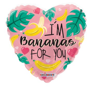 Conver USA Folieballon "I'm Bananas For You" 45 cm