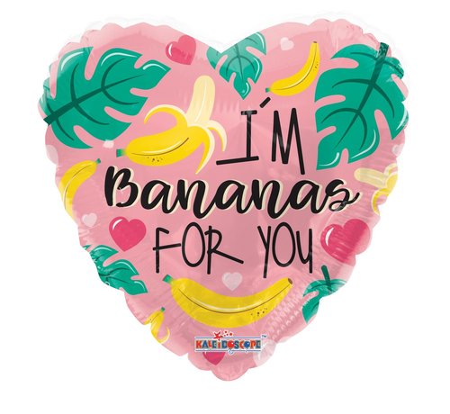 Conver USA Folieballon "I'm Bananas For You" 45 cm