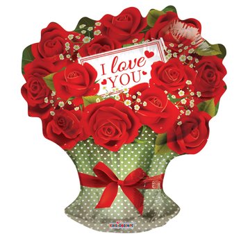 Conver USA Folieballon "I love you rozen" 45 cm