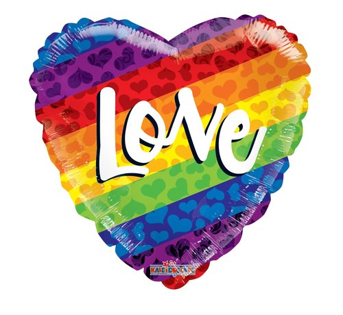 Conver USA Folieballon "Rainbow Love" 45 cm