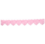 Globos Europe Slinger roze hartjes 6 meter