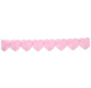 Globos Europe Slinger roze hartjes 6 meter