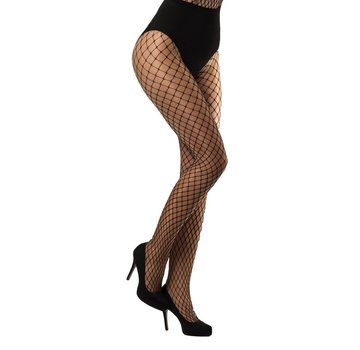 PartyXclusive Panty Fishnet grove gaten zwart