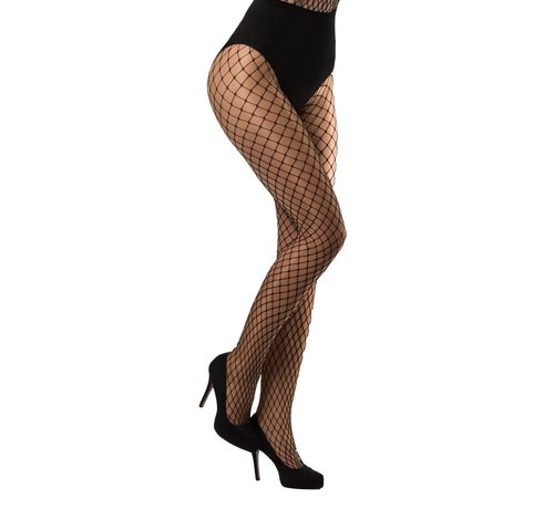 PartyXclusive Panty Fishnet grove gaten zwart