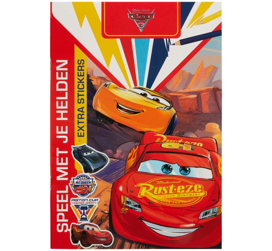 Disney spelletjesboek "Cars 3"