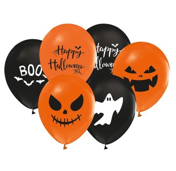 We Fiesta Ballonnen Halloween 8 stuks 30cm