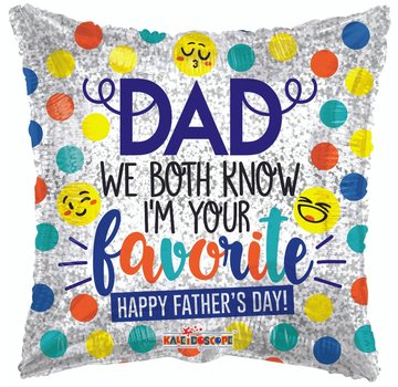 Conver USA Folieballon "Dad Smile" 45 cm