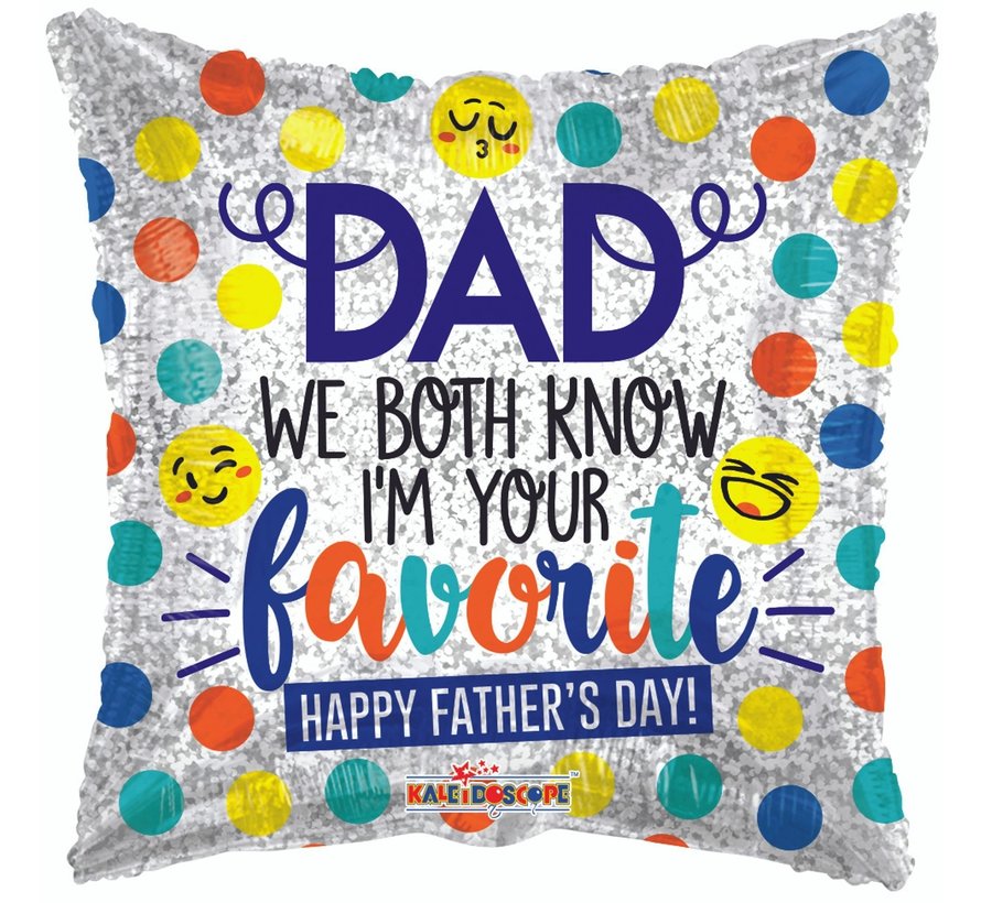 Folieballon "Dad Smile" 45 cm