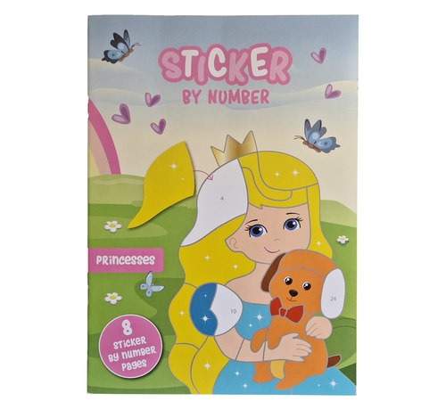 DLP Sticker op nummer "Princess" 8 Pagina's