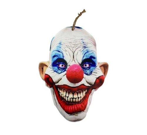 Haza-Witbaard Clown gezicht hangend