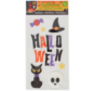 Halloween gel raamstickers "Happy Halloween"