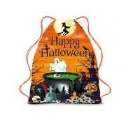 Joni's Halloween Shop Halloween snoep rugtas "Happy Halloween Oranje"