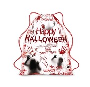 Joni's Halloween Shop Halloween snoep rugtas "Happy Halloween Wit"