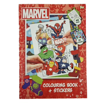 Color &  Create Kerst Kleurboek "Avengers"  48 Pagina's