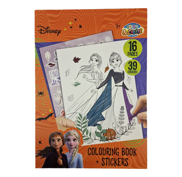 Color &  Create Halloween Kleurboek "Frozen"  16 Pagina's