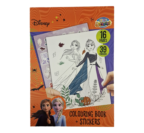 Color &  Create Halloween Kleurboek "Frozen"  16 Pagina's