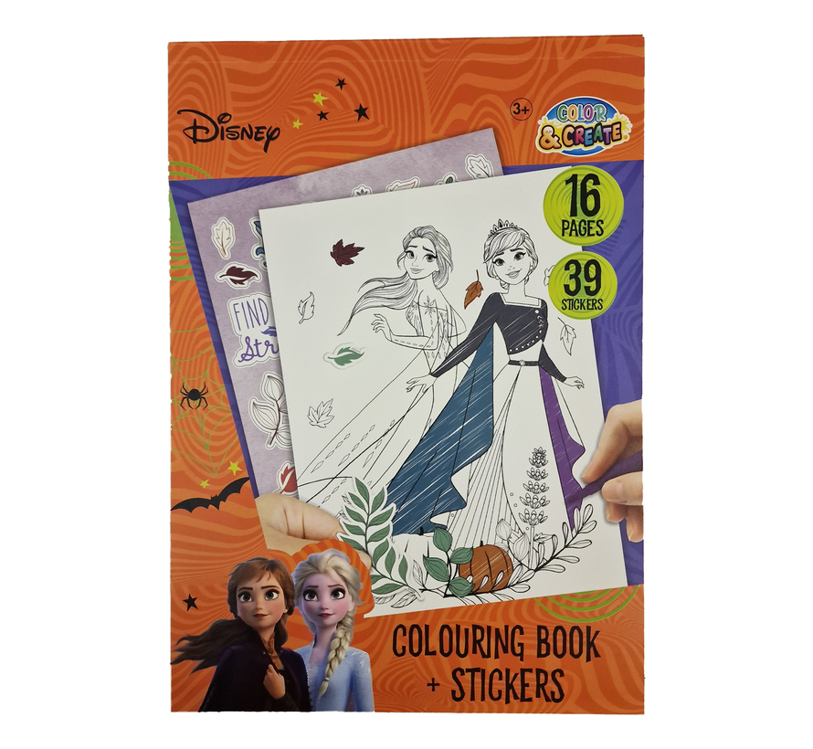 Halloween Kleurboek "Frozen"  16 Pagina's