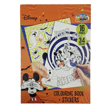 Color &  Create Halloween Kleurboek "Mickey"  16 Pagina's