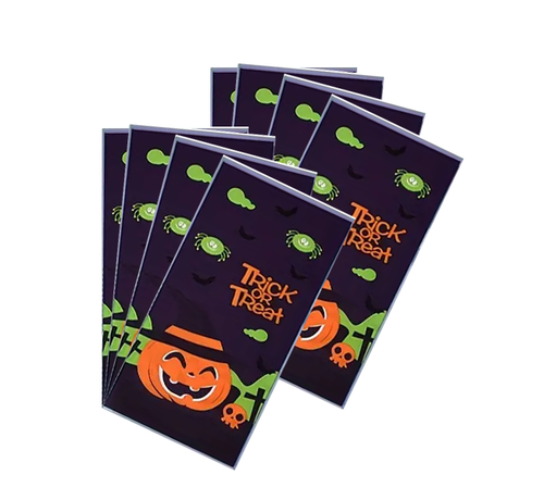 Joni's Halloween Shop Snoepzakjes Halloween “Trick or treat pompoen” 50 stuks