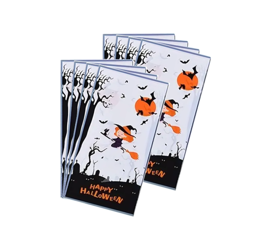 Snoepzakjes Halloween “Happy Halloween heks” 50 stuks