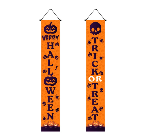 Joni's Winkel Halloween Bannier "Happy Halloween / Trick or treat" 30x180 cm