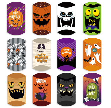 Joni's Winkel Kartonnen uitdeeldoosjes Halloween 12 stuks