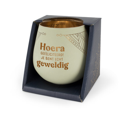 Miko Sfeerlichtje "Gefeliciteerd"