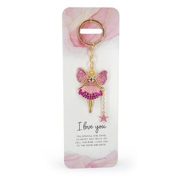 Miko Engel Sleutelhanger "I love you"