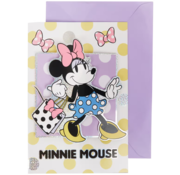 Verjaardags kaart  Disney "Minnie Mouse"