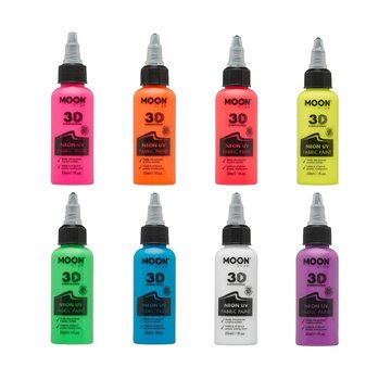 Moon Creations Moon-Glow NEON Fabric paint ( Textiel verf ) 30 ml